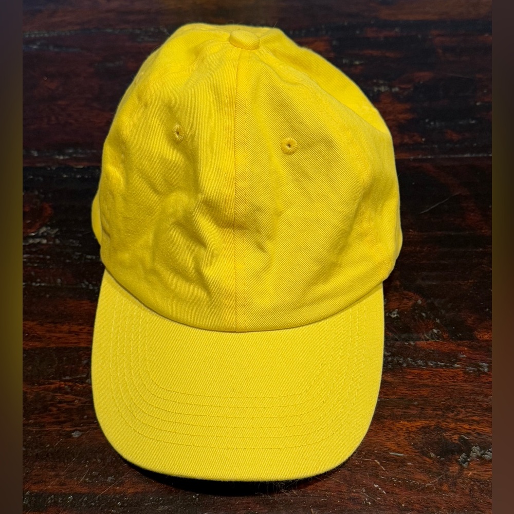 NWOT Women’s Yellow Baseball Cap One Size Adjustable